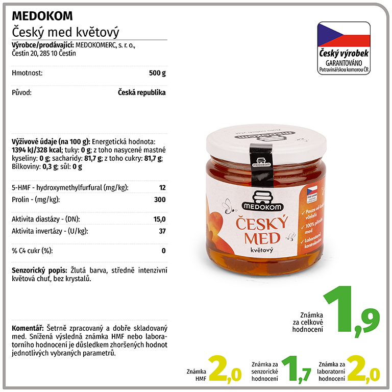 Medokom - Český med květový