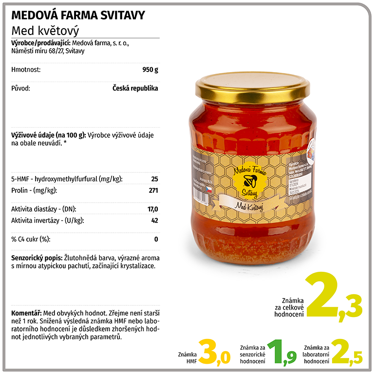 Medová Farma Svitavy - Med květový