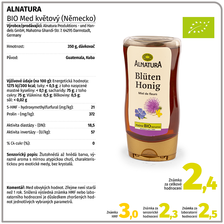 Alnatura - BIO Med květový (Německo)