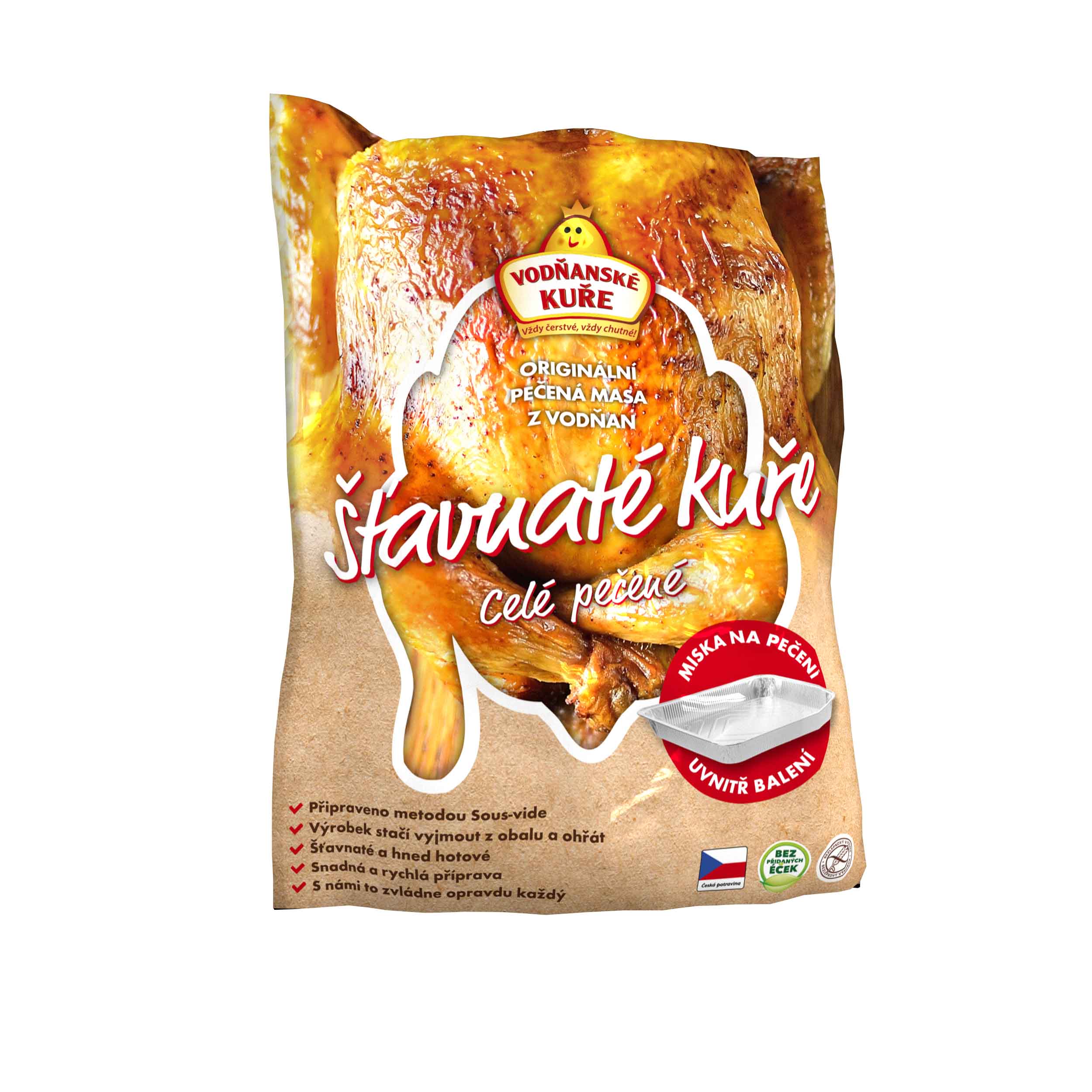 Šťavnaté kuře celé pečené (sous vide)