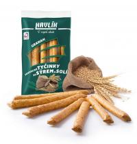 Trvanlivé tyčinky se sýrem a solí - graham